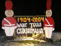 That's Christmas here in West Texas, not "holiday."