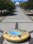 P9142564 Sundial at entrance to Hearst Castle Visitor Center