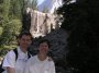 P9293288 Perched atop a rock, the happy couple poses with Vernal Falls