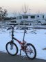 PC044249b Bitter cold and a little snow didn't stop me from trying out the new bikes though.