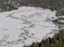 PC114617 Sled dog area from above, with babbling brook visible.