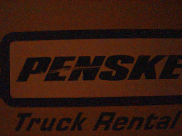 The ominous Penske truck.