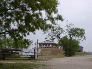 Abilene Sailing Association's deluxe digs.