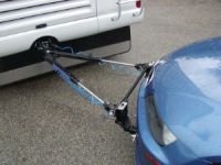 Roadmaster Falcon II towbar, locked into place