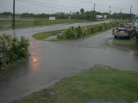 The road to the left is our (former) access to the launch area.