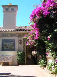 One of several guest houses