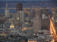 Market Street and the rest of downtown light up.