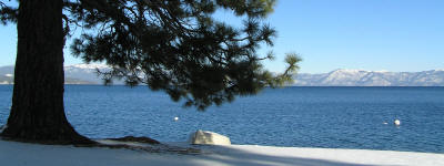 Rowboat awaits a rower in Tahoe City.