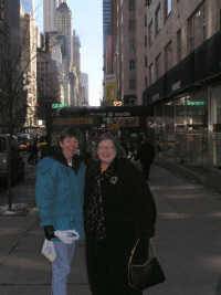 Sara and me on 57th Street.