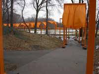 Harlem Meer sans snow and people.