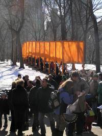 The gates took on yet another vibe with thousands of people streaming under them.