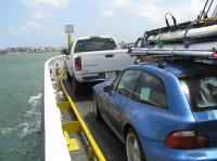 We took the car, loaded with windsurf gear just in case we saw something good.