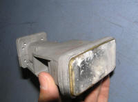 The waveguide was all eaten up with corrosion