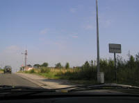 Entering Denderleeuw.  Distinctive smelling pig smelting factory is just ahead.