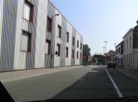 The Globe Show Center is to the left