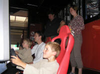 My friends Filip and Saskia and their three young'uns drove up for from Brugge
