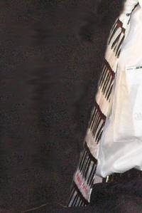Pinetop's piano key tie with his name on it